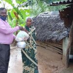 DONATIONS OF PONGAL ITEMS TO 46 POOR FAMILIES