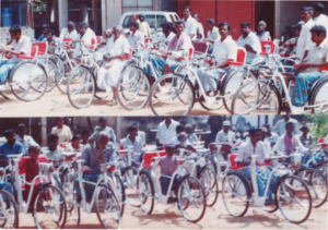 Donating Tricycles for Handicapped